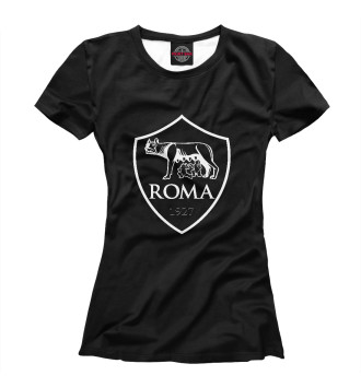 Женская Футболка FC ROMA Black&White