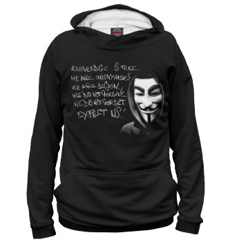 Худи для девочек Anonymous - One