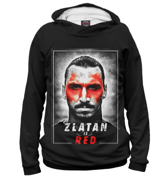 Худи для мальчиков Zlatan is Red
