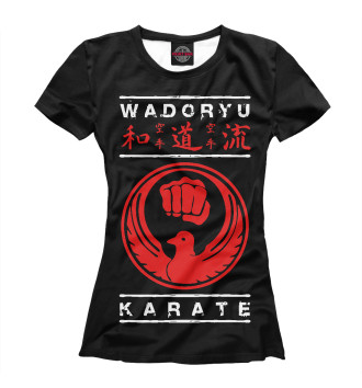 Футболка для девочек Wadoryu Karate