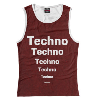 Майка для девочек Techno