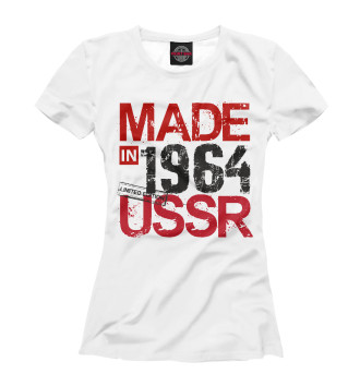 Футболка для девочек Made in USSR 1964