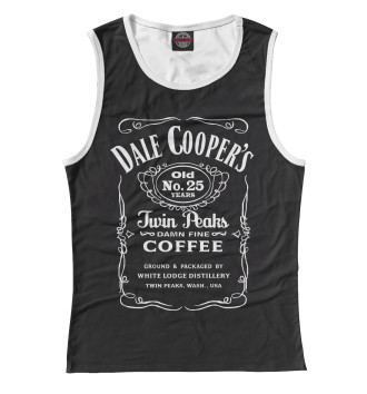 Майка для девочек Dale Cooper Whiskey