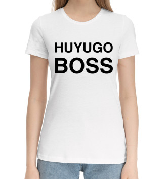 Хлопковая футболка Hugo Boss