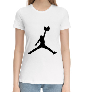 Женская Хлопковая футболка Wu-Tang Jordan