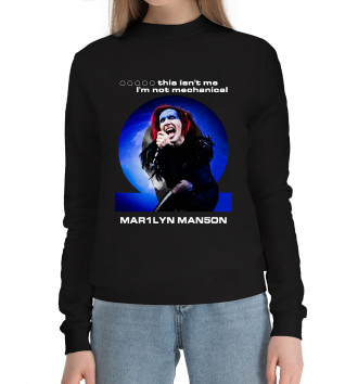 Хлопковый свитшот Marilyn Manson Omega