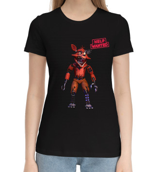 Женская Хлопковая футболка Five Nights at Freddy’s