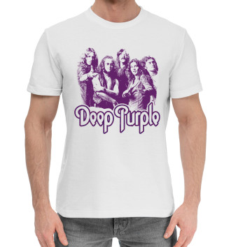 Мужская Хлопковая футболка Deep Purple