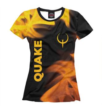 Футболка для девочек Quake Gold Gradient