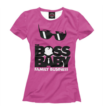 Футболка для девочек Boss Baby: family business