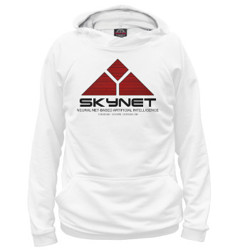 Худи для девочек skynet logo white