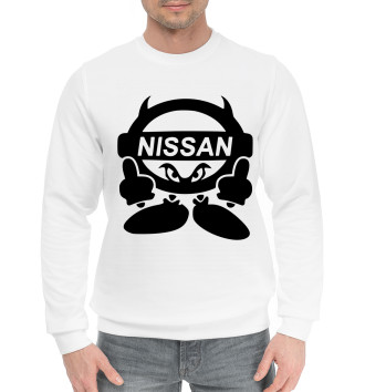 Мужской Хлопковый свитшот Nissan Devil