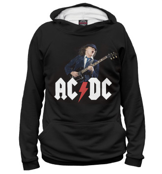 Худи AC/DC & гитарист Ангус  Янг