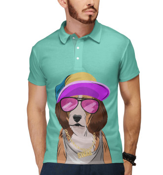 Поло Собака, одетая в стиле хип-хоп