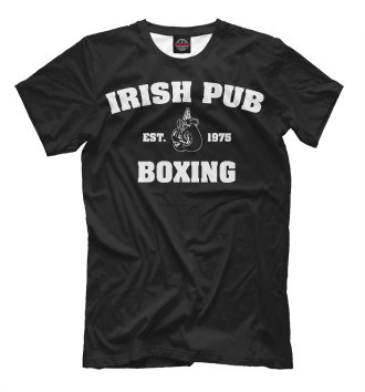 Мужская Футболка Irish Pub Boxing