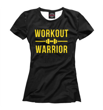 Футболка для девочек Workout warrior