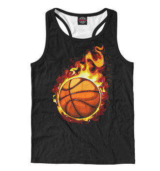 Мужская Борцовка Баскетбольный мяч в огне