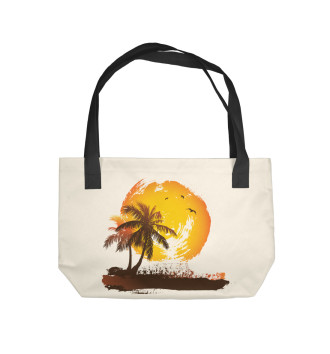 Пляжная сумка Пальмы