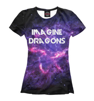 Футболка для девочек Imagine Dragons in Stars