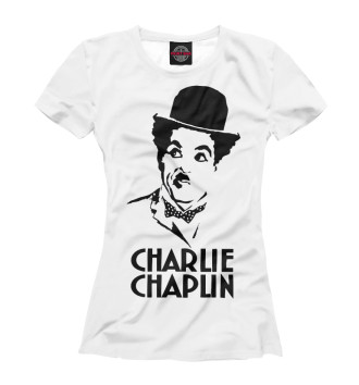 Женская Футболка Чарли Чаплин