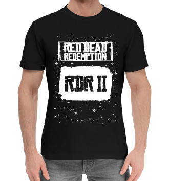 Мужская Хлопковая футболка Red Dead Redemption 2 + Краски