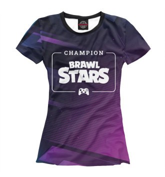 Футболка для девочек Brawl Stars Gaming Champion