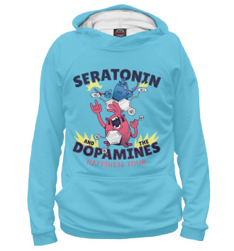 Худи для мальчиков Серотонин и дофамин