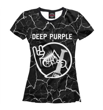 Футболка для девочек Deep Purple / Кот