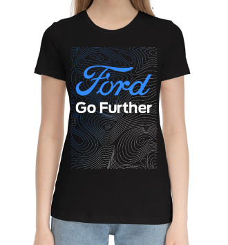 Хлопковая футболка Форд - Линии