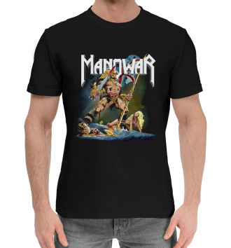 Хлопковая футболка Manowar