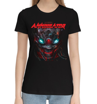 Женская Хлопковая футболка Annihilator