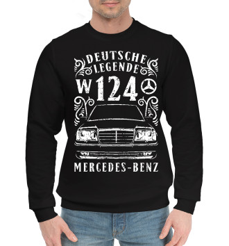 Мужской Хлопковый свитшот Mercedes-Benz W124