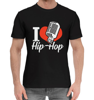 Мужская Хлопковая футболка Love Hip Hop