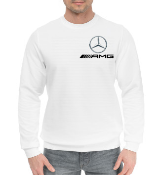 Мужской Хлопковый свитшот Mercedes AMG