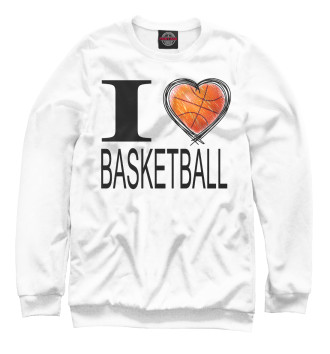 Свитшот для девочек I Love Basketball