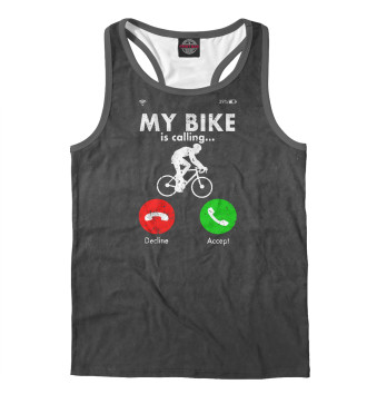 Мужская Борцовка Bicycle Cyclist Funny Gift