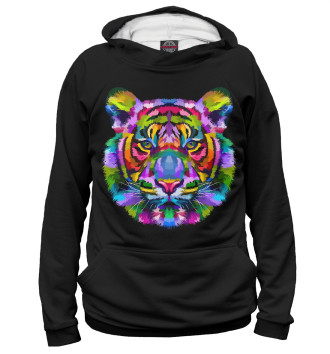 Женское Худи Rainbow tiger