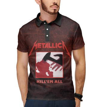 Мужское Поло Metallica - Kill Em All
