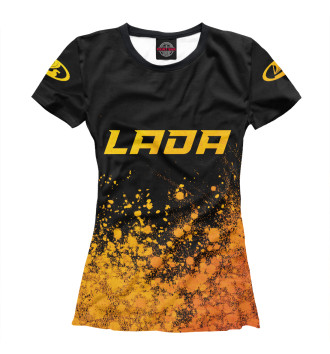 Футболка для девочек LADA Gold Gradient