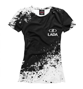 Женская Футболка Lada abstract sport uniform