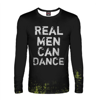 Мужской Лонгслив Real Men Can Dance