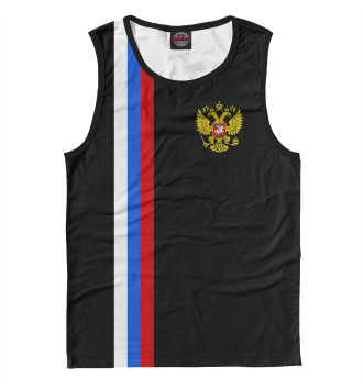 Майка для мальчиков Флаг и герб России / Line Collection