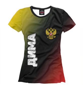 Футболка для девочек Дима - Россия