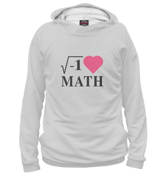 Худи для девочек Я люблю Математику