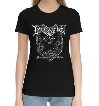 Женская Хлопковая футболка Immortal