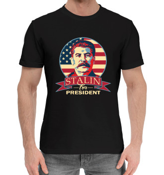 Хлопковая футболка Stalin