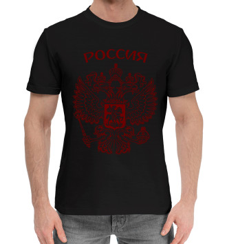 Мужская Хлопковая футболка Россия