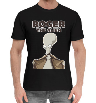 Хлопковая футболка Roger