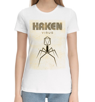 Женская Хлопковая футболка Haken