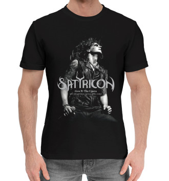 Хлопковая футболка Satyricon